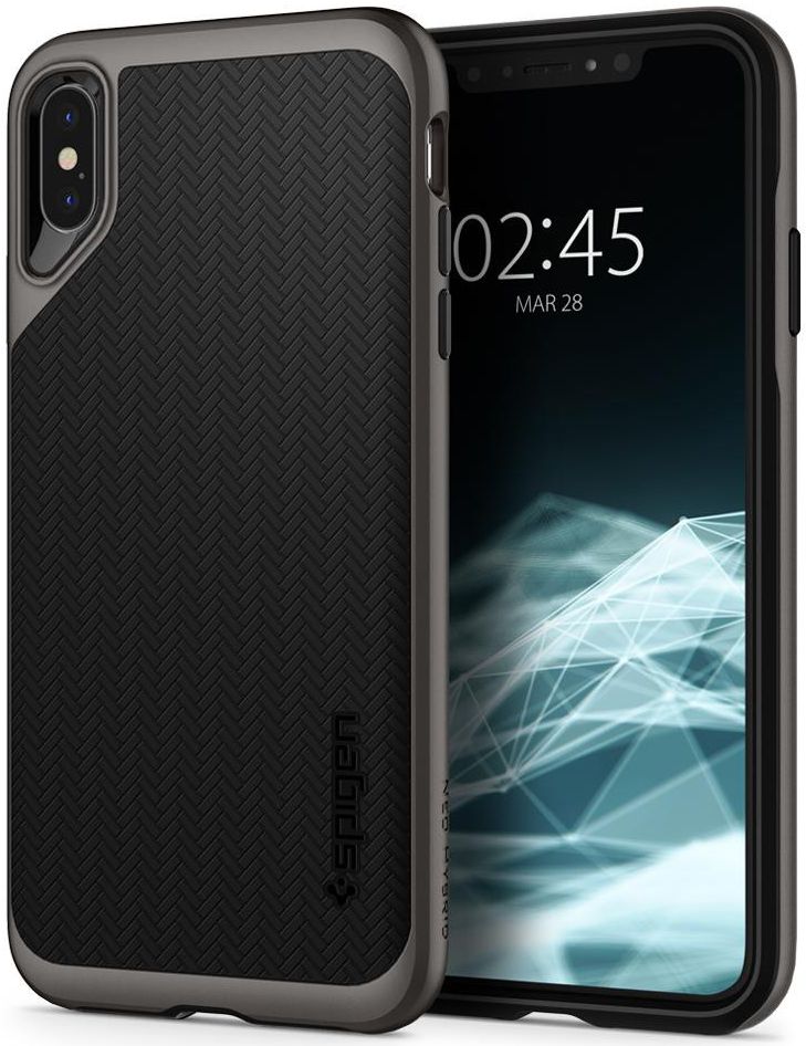 Spigen Neo Hybrid Hoesje Apple iPhone XS Max Gunmetal afbeelding 1