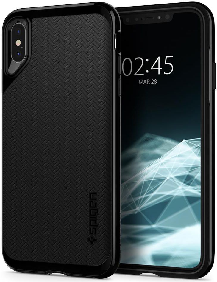 Spigen Neo Hybrid Hoesje Apple iPhone XS Max Jet Black afbeelding 1