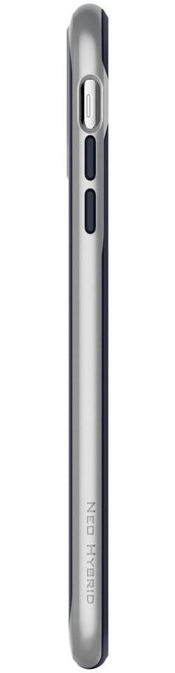 Spigen Neo Hybrid Hoesje Apple iPhone XS Max Satin Silver afbeelding 8