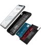 Spigen Slim Armor Card Holder Case Apple iPhone XS Max Hoesje Zwart