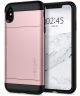 Spigen Slim Armor Card Holder Case Apple iPhone XS Max Rose Gold