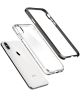 Spigen Neo Hybrid Crystal Hoesje iPhone XS Max Crystal Gunmetal