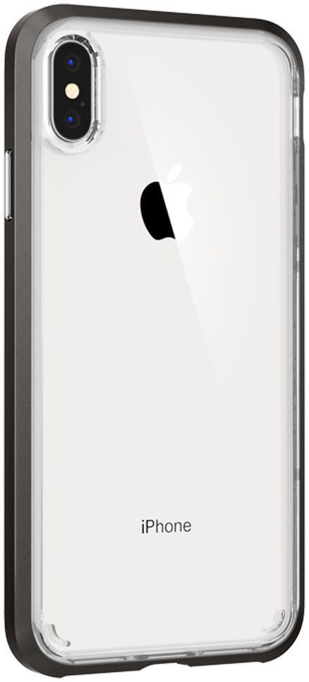 Spigen Neo Hybrid Crystal Hoesje iPhone XS Max Crystal Gunmetal afbeelding 5