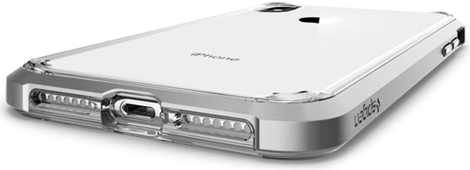 Spigen Neo Hybrid Crystal Hoesje iPhone XS Max Crystal Satin Silver afbeelding 3
