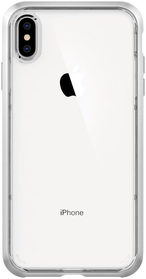 Spigen Neo Hybrid Crystal Hoesje iPhone XS Max Crystal Satin Silver afbeelding 4