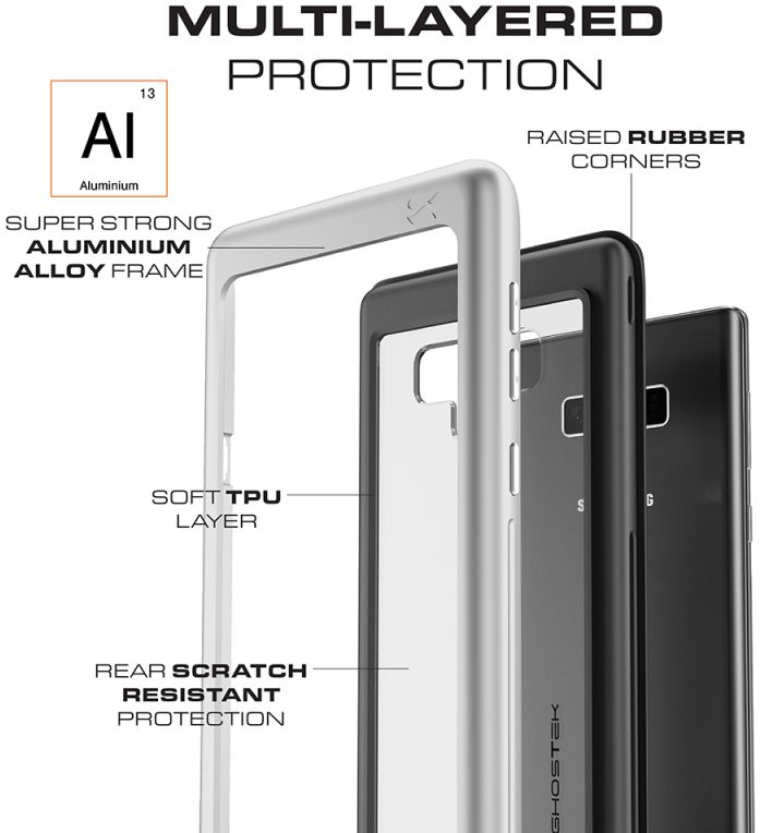 Ghostek Atomic Slim Samsung Galaxy Note 9 Goud afbeelding 2