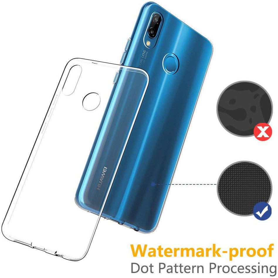Huawei P Smart Plus Hoesje Dun TPU Transparant afbeelding 2