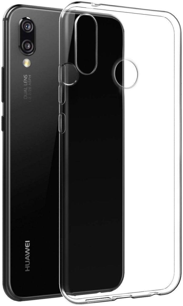 Huawei P Smart Plus Hoesje Dun TPU Transparant afbeelding 3