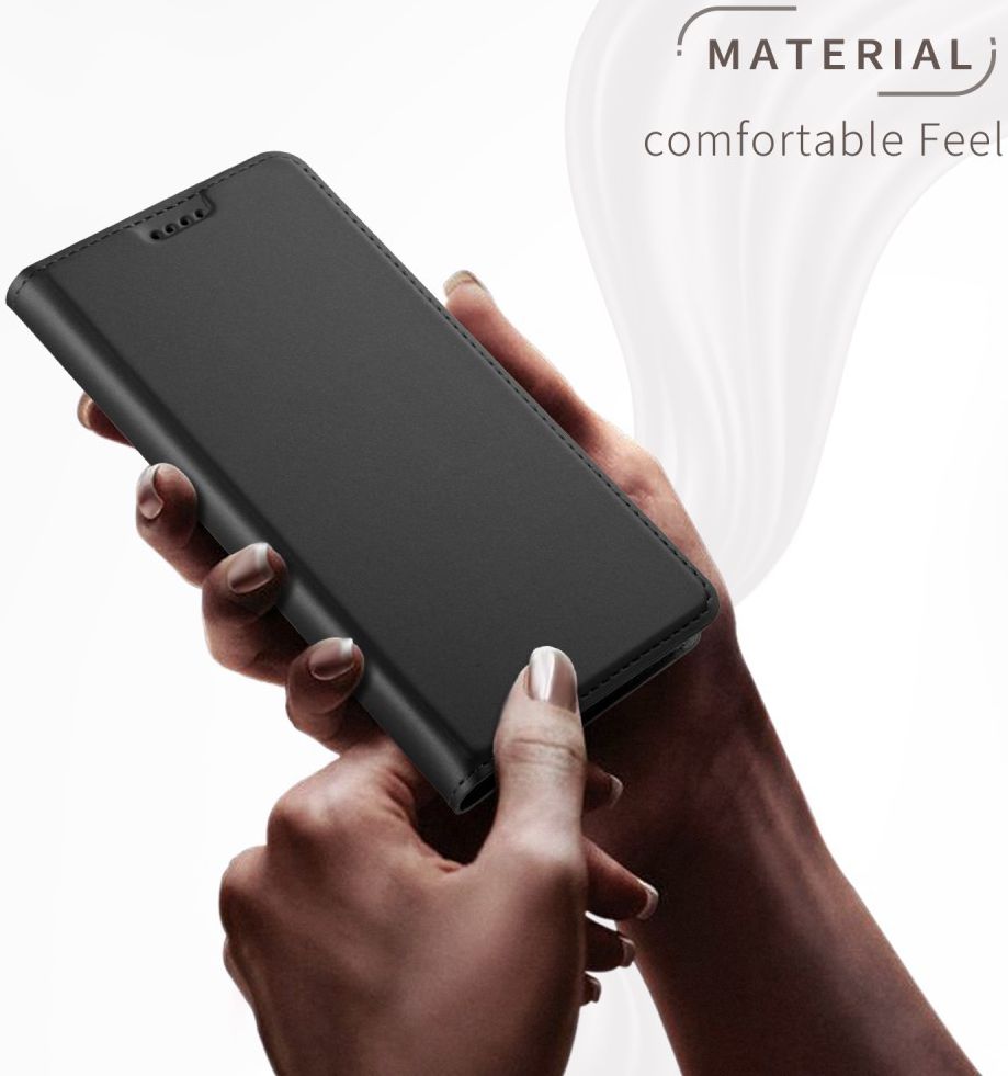Huawei P Smart Plus Luxe Portemonnee Hoesje Zwart afbeelding 3