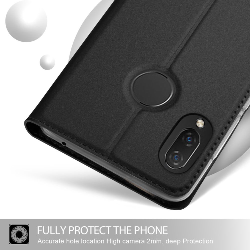 Huawei P Smart Plus Luxe Portemonnee Hoesje Zwart afbeelding 5