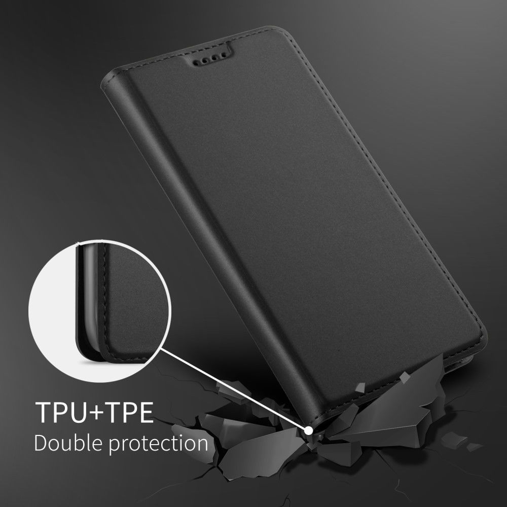 Huawei P Smart Plus Luxe Portemonnee Hoesje Zwart afbeelding 6
