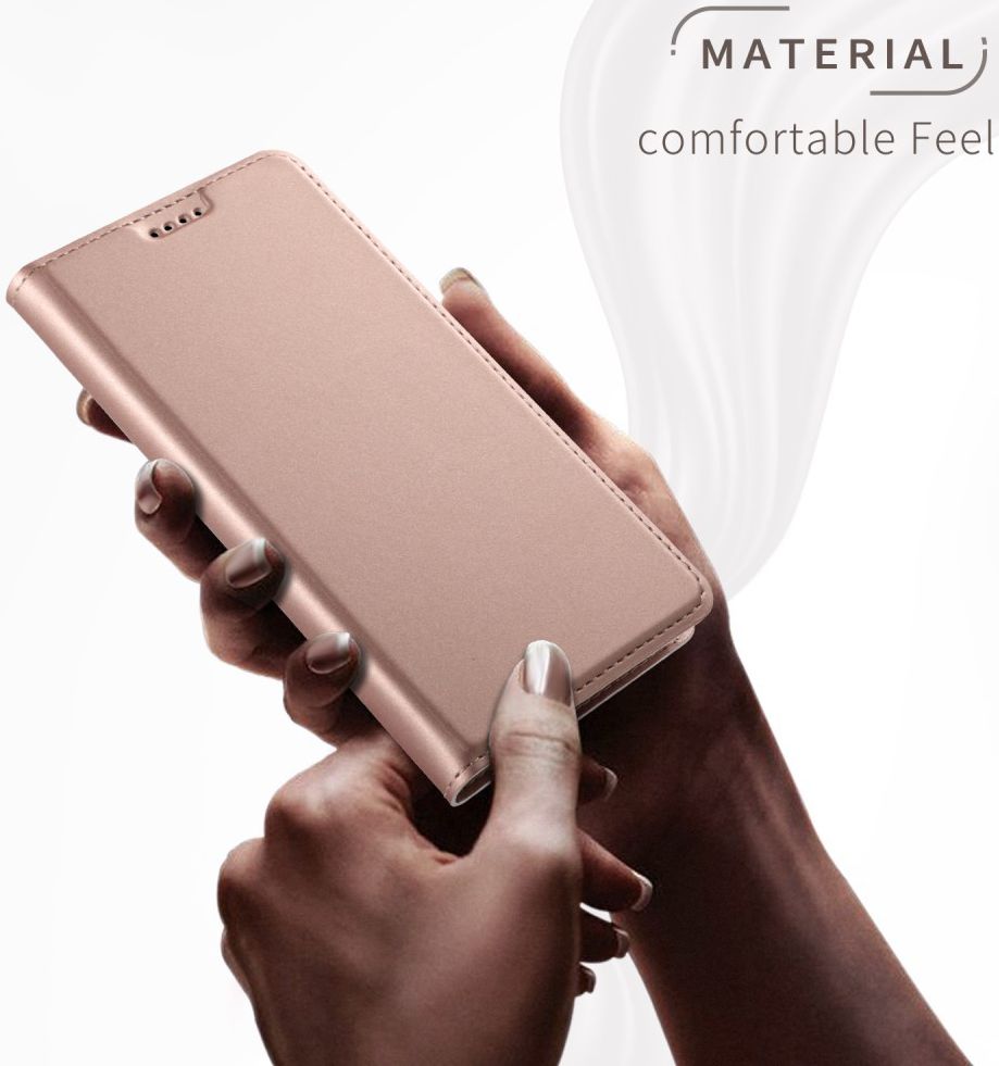 Huawei P Smart Plus Luxe Portemonnee Hoesje Roze Goud afbeelding 3