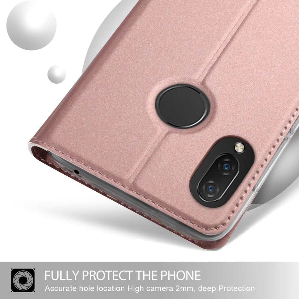 Huawei P Smart Plus Luxe Portemonnee Hoesje Roze Goud afbeelding 5