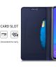 Huawei P Smart Plus Luxe Portemonnee Hoesje Blauw