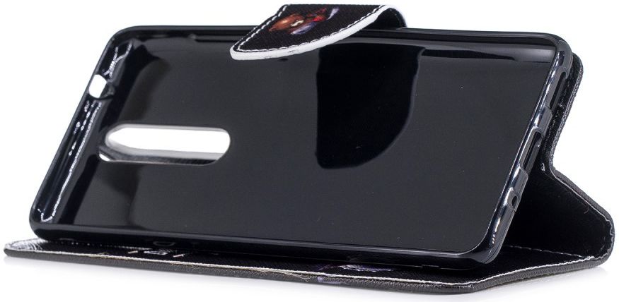 Nokia 5.1 Portemonnee Hoesje met Don't Touch My Phone Print afbeelding 5