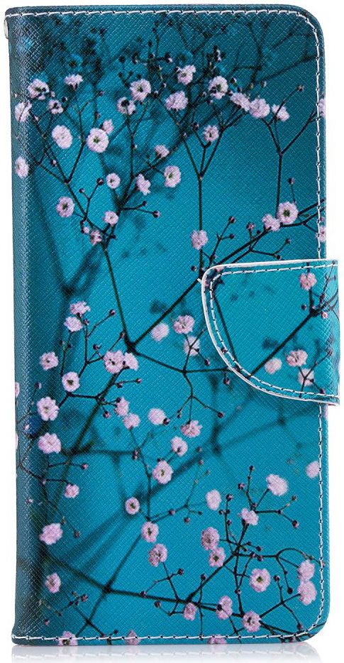Nokia 5.1 Portemonnee Hoesje met Boom Print afbeelding 1