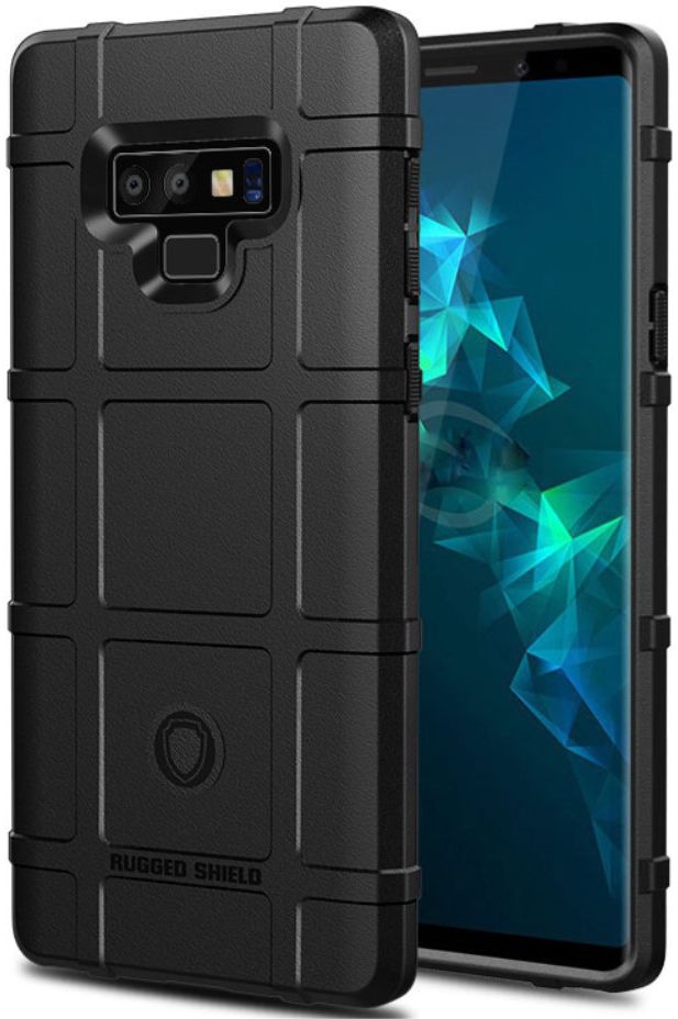 Samsung Galaxy Note 9 Rugged Shield Hoesje Zwart afbeelding 1