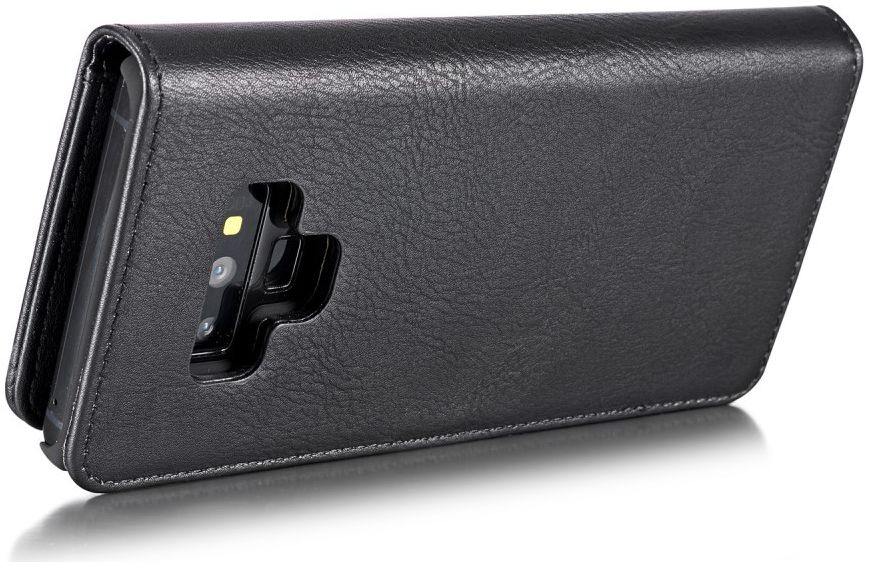 Samsung Galaxy Note 9 Echt Leren 2-in-1 Portemonnee Hoesje Zwart afbeelding 10