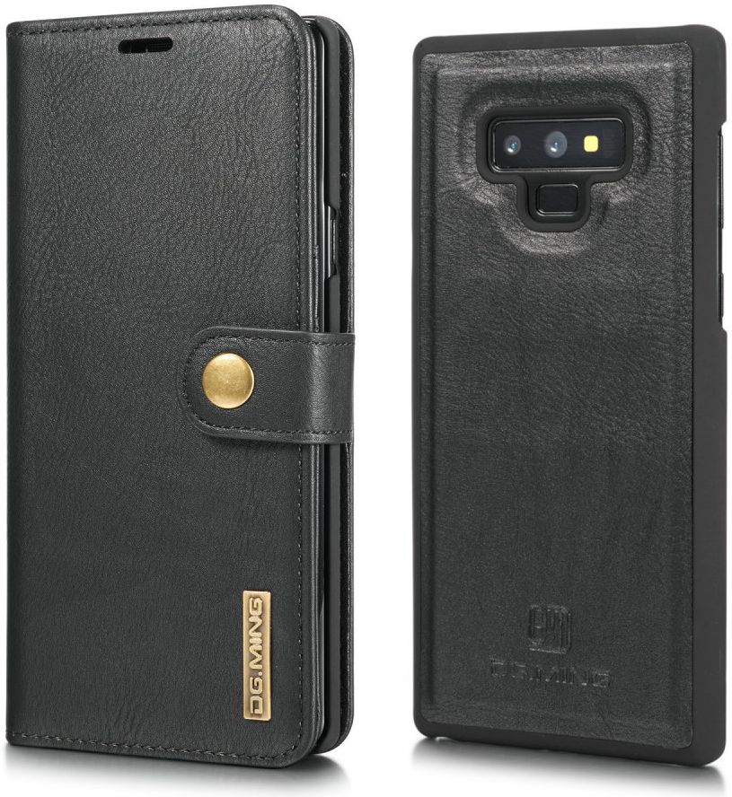 Samsung Galaxy Note 9 Echt Leren 2-in-1 Portemonnee Hoesje Zwart afbeelding 6