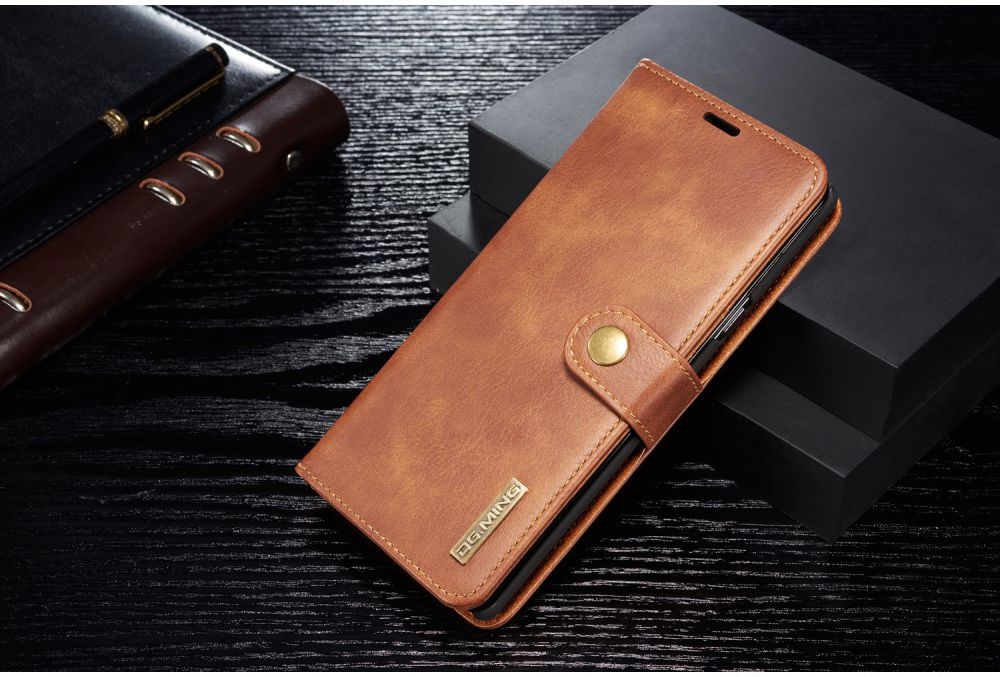 Samsung Galaxy Note 9 Echt Leren 2-in-1 Portemonnee Hoesje Bruin afbeelding 17