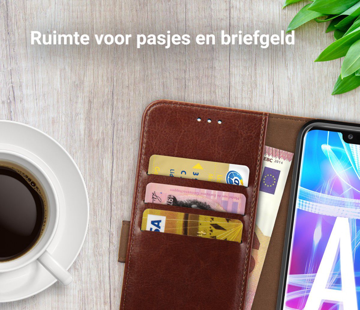 Rosso Element Huawei Mate 20 Lite Hoesje Book Cover Bruin afbeelding 8