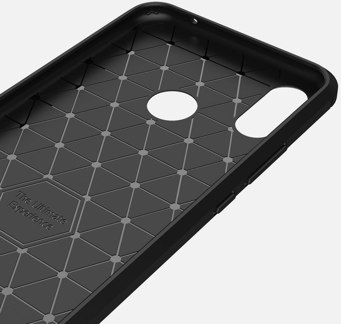 Huawei P Smart Plus Geborsteld TPU Hoesje Blauw afbeelding 9