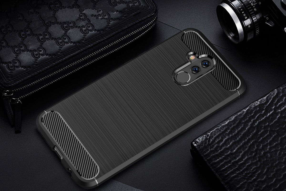Huawei Mate 20 Lite Geborsteld TPU Hoesje Zwart afbeelding 11