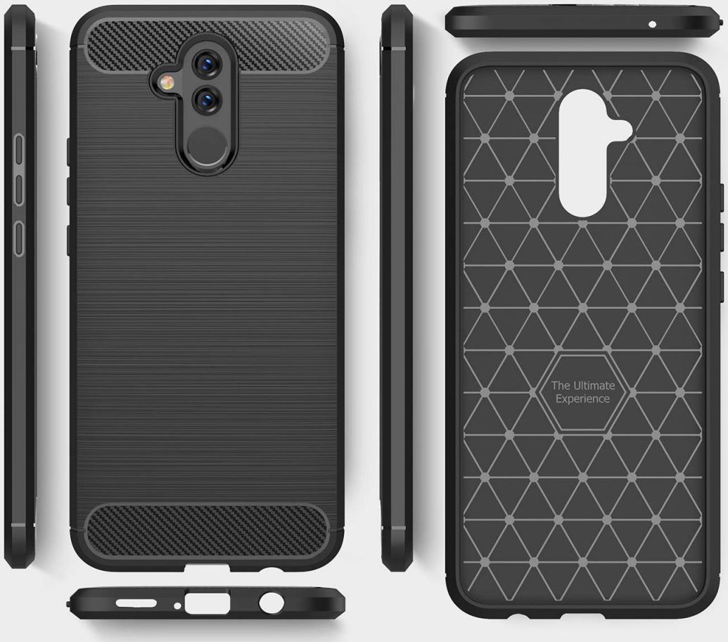 Huawei Mate 20 Lite Geborsteld TPU Hoesje Blauw afbeelding 10