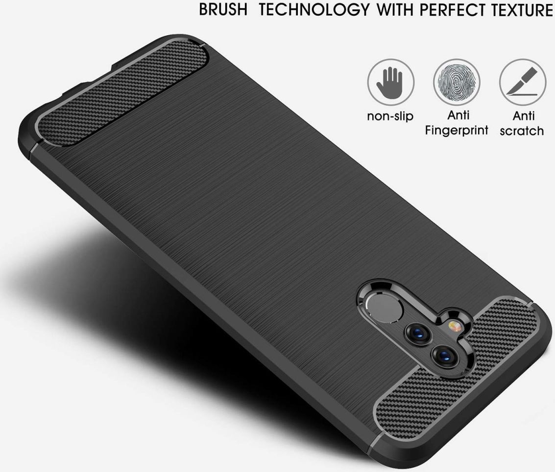 Huawei Mate 20 Lite Geborsteld TPU Hoesje Blauw afbeelding 7