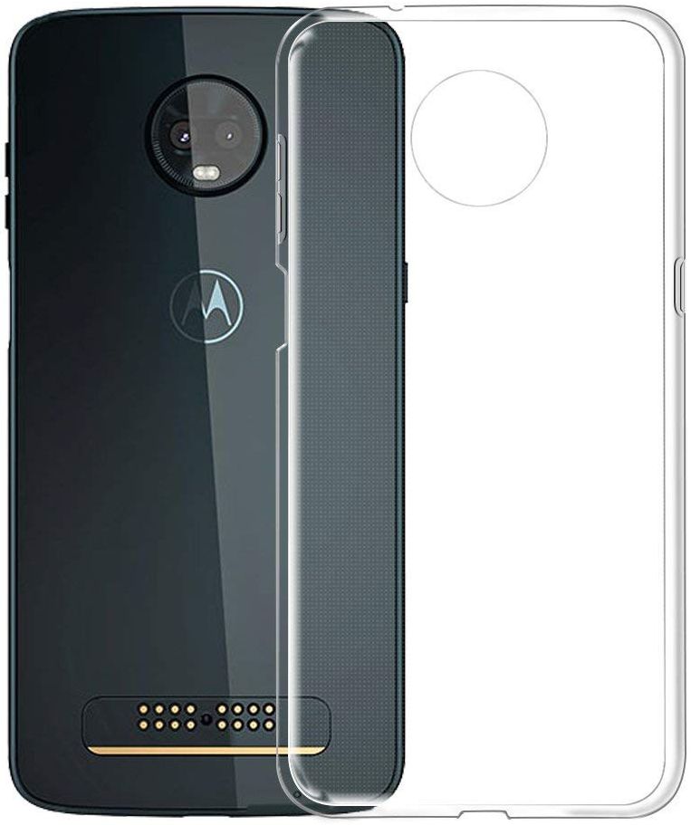 Motorola Moto Z3 Play Hoesje Dun TPU Transparant afbeelding 2