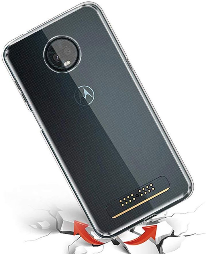 Motorola Moto Z3 Play Hoesje Dun TPU Transparant afbeelding 3