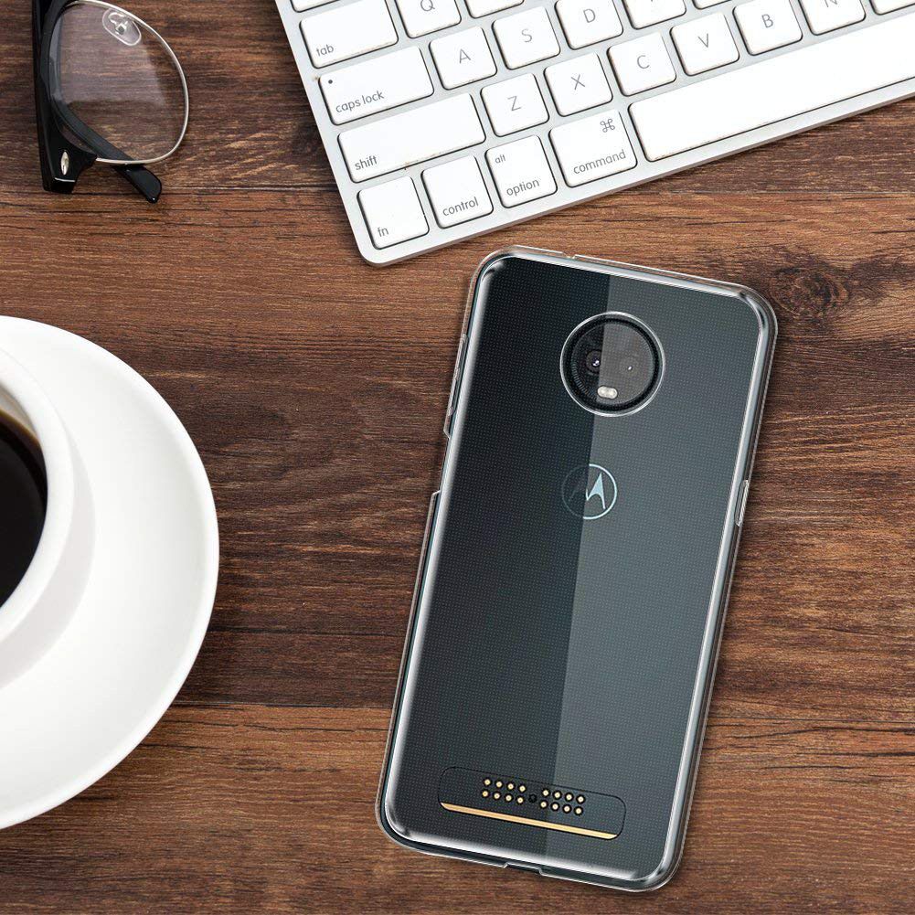 Motorola Moto Z3 Play Hoesje Dun TPU Transparant afbeelding 4