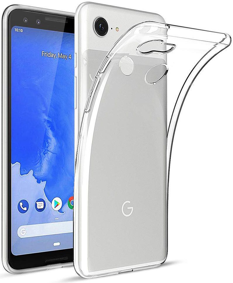 Google Pixel 3 XL Hoesje Dun TPU Transparant afbeelding 1