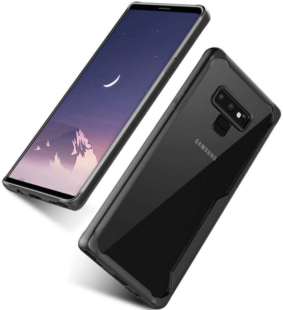 Samsung Galaxy Note 9 Transparante Armor Backcover Zwart afbeelding 4