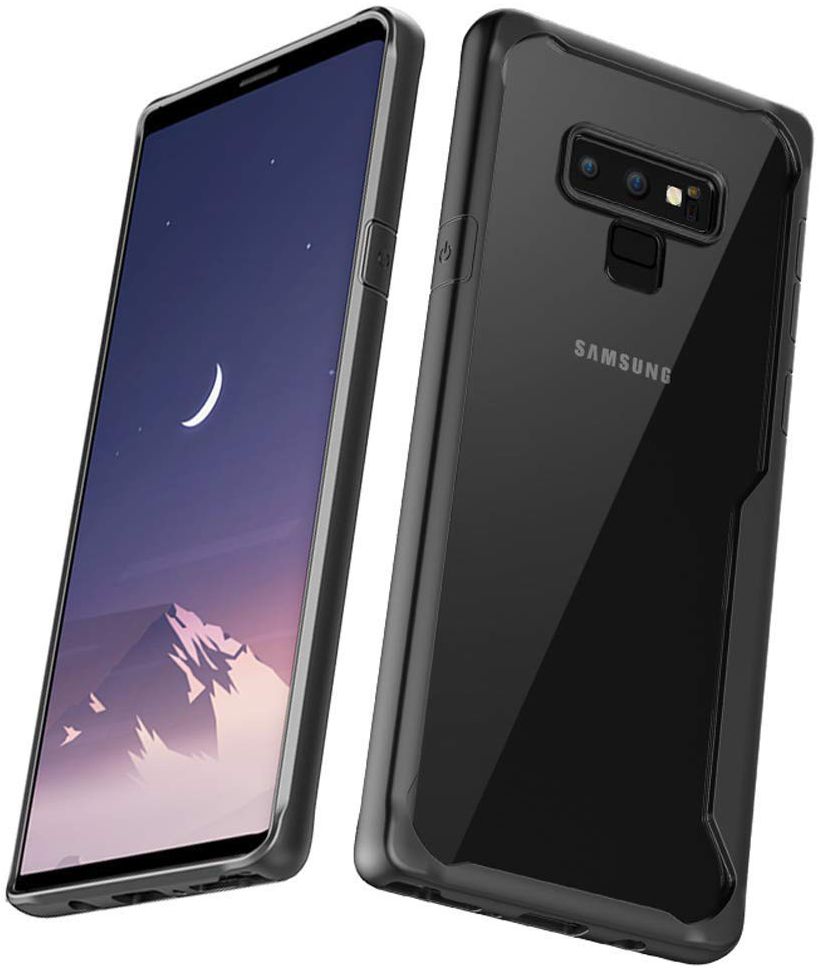Samsung Galaxy Note 9 Transparante Armor Backcover Zwart afbeelding 5