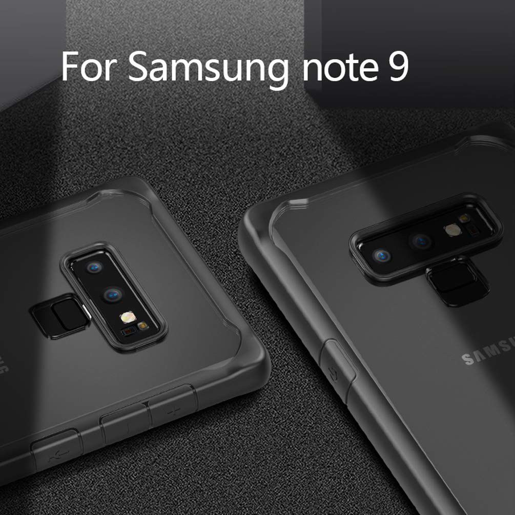 Samsung Galaxy Note 9 Transparante Armor Backcover Zwart afbeelding 6