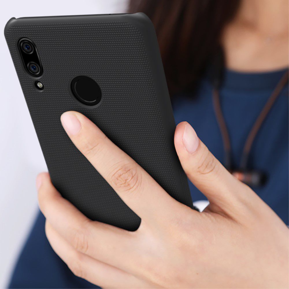 Nillkin Super Frosted Shield Case Huawei P Smart Plus Zwart afbeelding 4