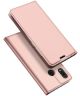 Dux Ducis Premium Book Case Huawei P Smart Plus Hoesje Roze Goud
