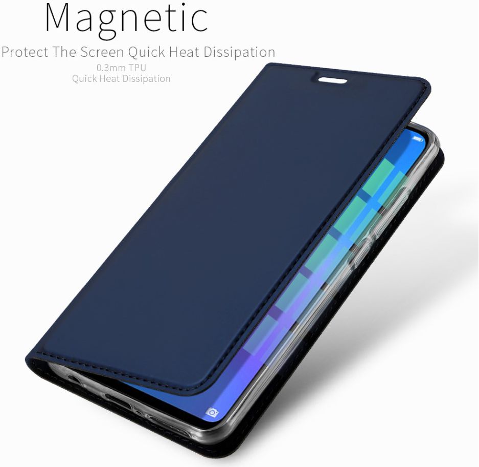 Dux Ducis Premium Book Case Huawei P Smart Plus Hoesje Blauw afbeelding 11