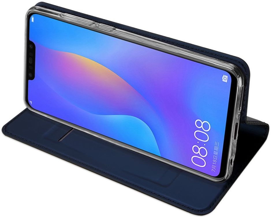 Dux Ducis Premium Book Case Huawei P Smart Plus Hoesje Blauw afbeelding 4