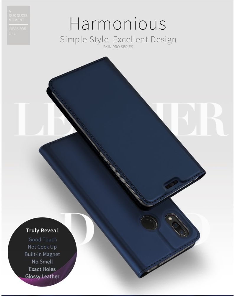 Dux Ducis Premium Book Case Huawei P Smart Plus Hoesje Blauw afbeelding 7