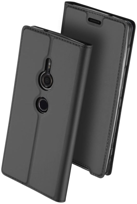 Dux Ducis Skin Pro Series Flip Hoesje Sony Xperia XZ3 Grijs afbeelding 6