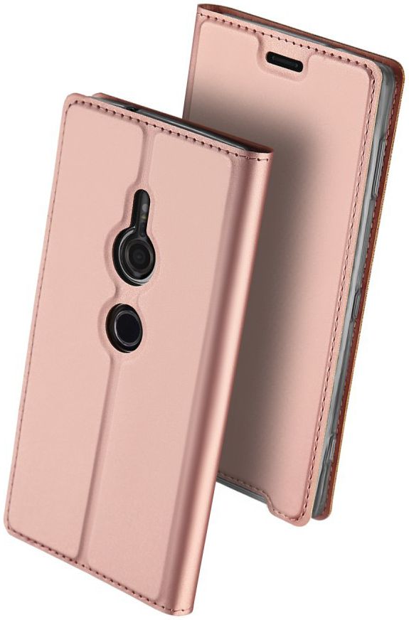 Dux Ducis Skin Pro Series Flip Hoesje Sony Xperia XZ3 Roze Goud afbeelding 6
