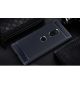 Sony Xperia XZ3 Geborsteld TPU Hoesje Blauw