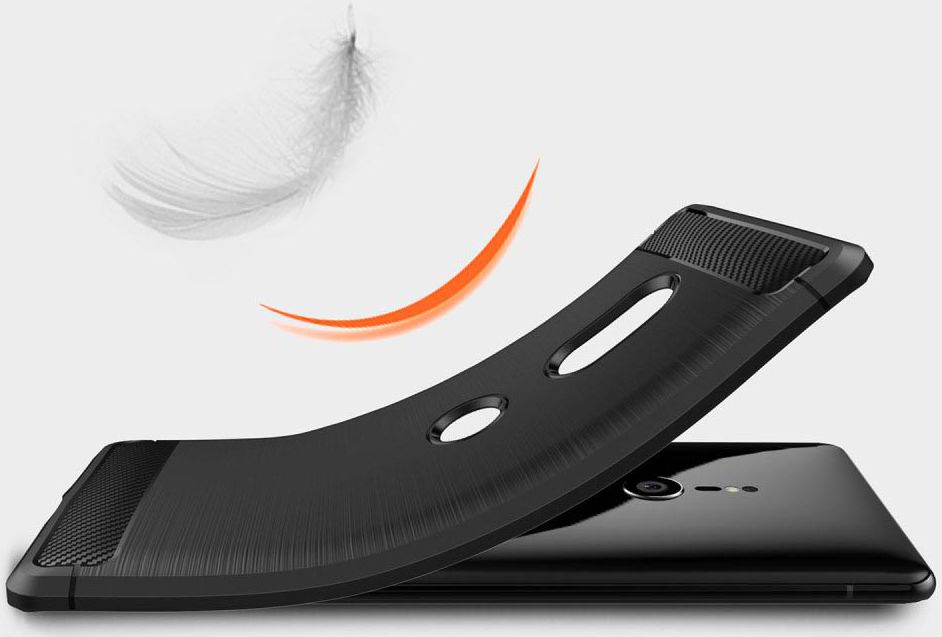 Sony Xperia XZ3 Geborsteld TPU Hoesje Blauw afbeelding 5