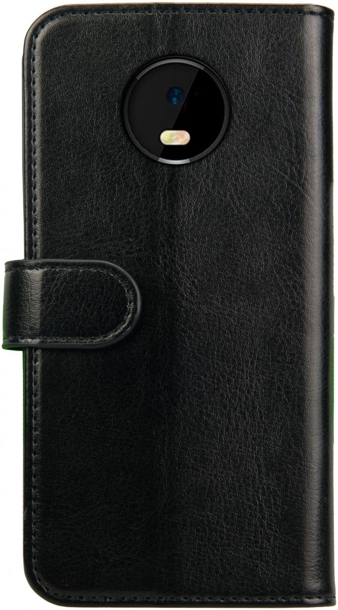 Rosso Element Motorola Moto E5 Play Hoesje Book Cover Zwart afbeelding 2