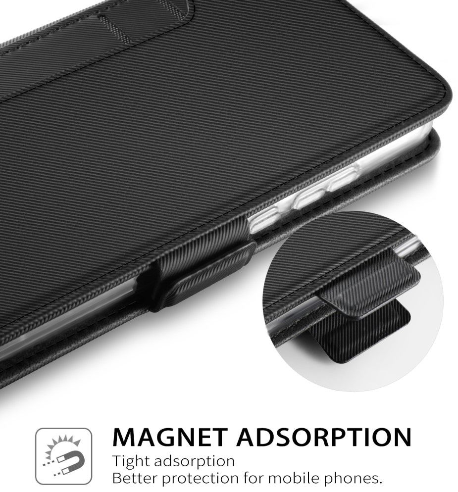 Huawei P Smart Plus Book Cover met Spiegel Zwart afbeelding 5