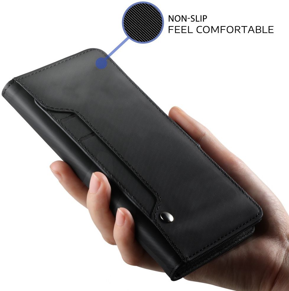 Huawei P Smart Plus Book Cover met Spiegel Zwart afbeelding 7
