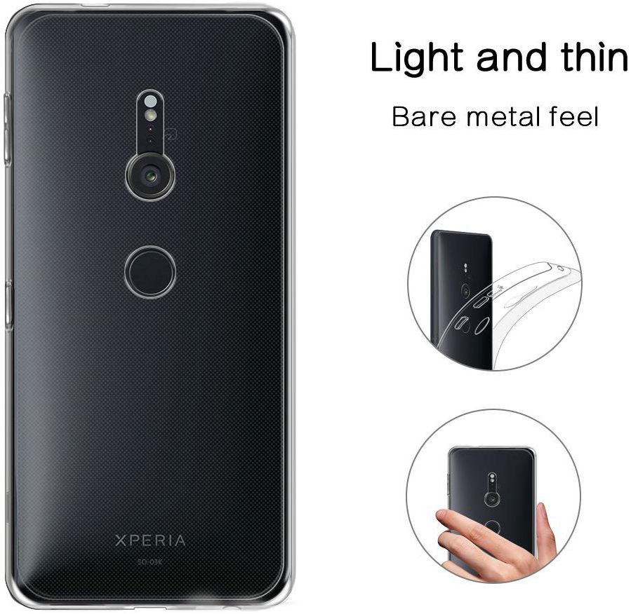 Sony Xperia XZ3 Hoesje Dun TPU Transparant afbeelding 2