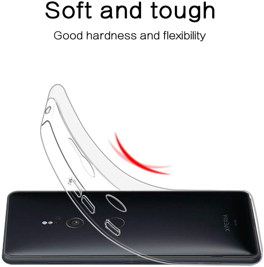 Sony Xperia XZ3 Hoesje Dun TPU Transparant afbeelding 4